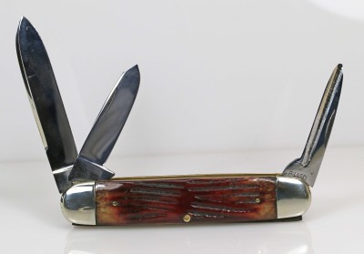 WR Case &amp; Sons 6345P Red Winterbottom bone
