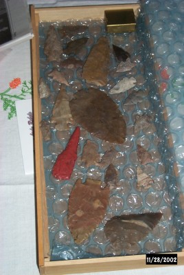 Some of the various finds in same area of South Texas as Clay Figure