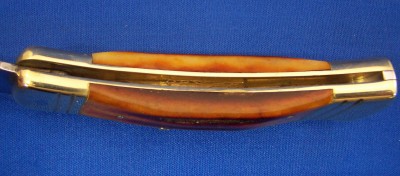 Here is a look inside at the mark-side liner. There I put my initials and the year. In this case; DRV 08
