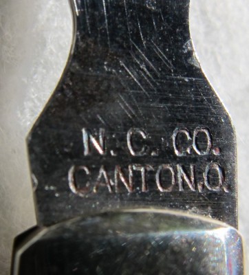 N.C. Co. Canton Ohio USA<br />Novelty Cutlery Co. 1879-1949