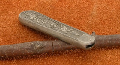 Folded Pewter Handle - Spring Side DSCN5877.JPG