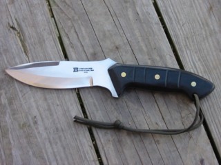 Model 2000 campknife 3/16" 1095 carbon steel.  Big knife