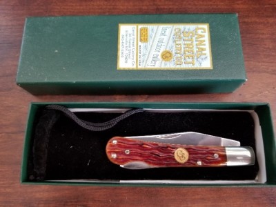 Pinch Lock Back- Carved Amber Stag Bone  $105.00.jpg