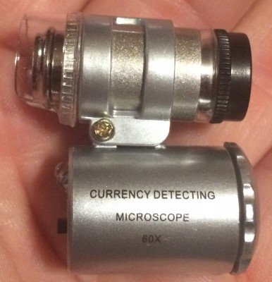 My trusty 60x led light microscope