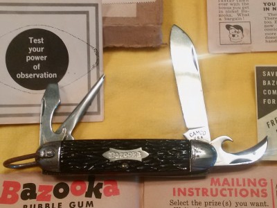 Camco Bazooka Joe knife