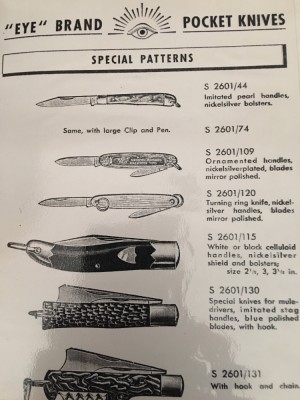 Eye Brand Ring Knife