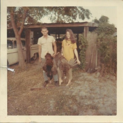 Miss Joy dug this picture out of an old album when we were putting together a 50th anniversary video back in 2016.  This was right before Thanksgiving, 1966.  That was my dad's old '57 Dodge that he use to pull his old wooden boat.
