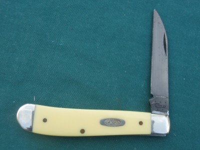 2015 Case 3107W Yellow Synthetic Wharncliffe Mini Trapper