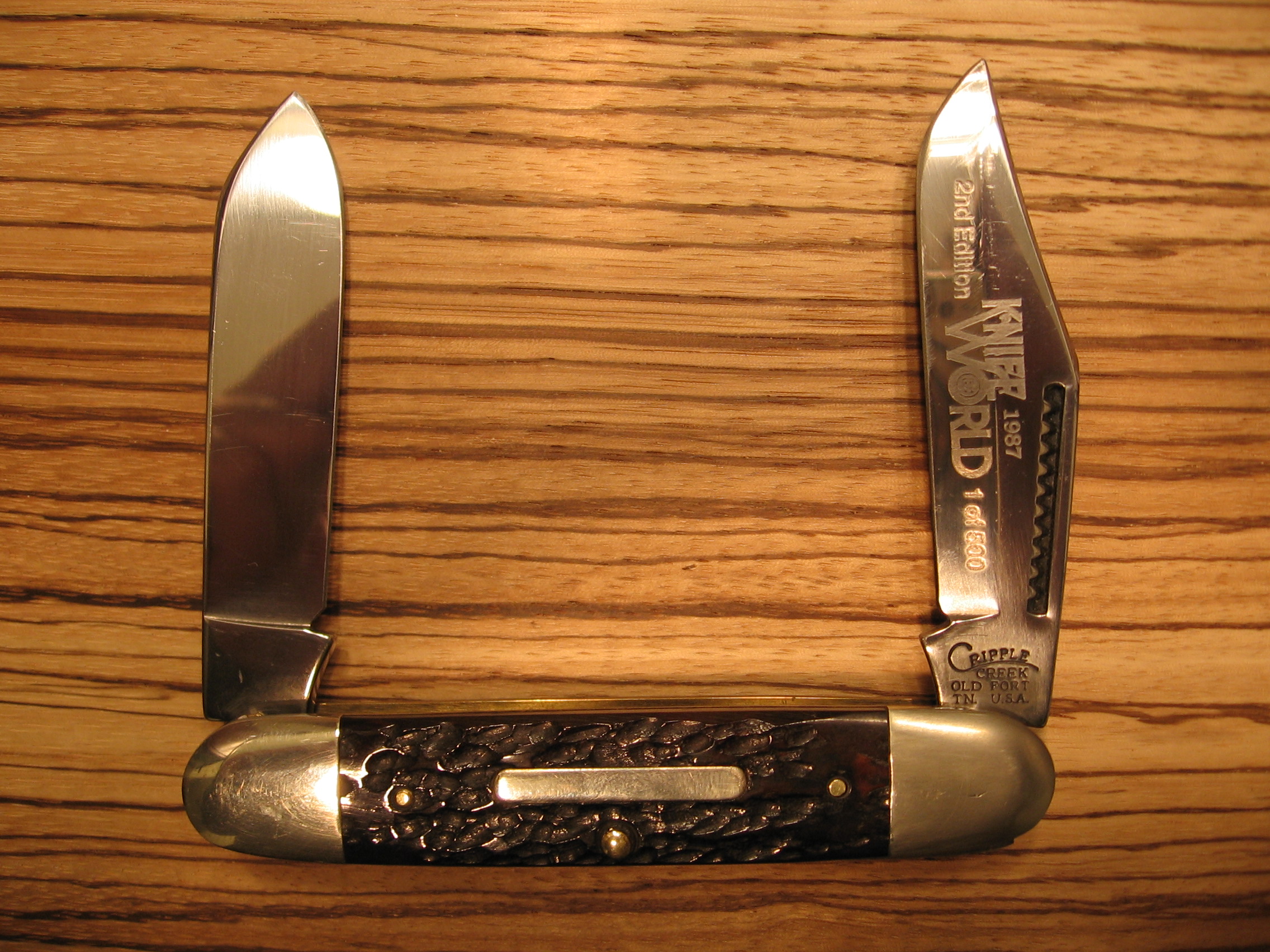 1987 Cripple Creek Knife World 2nd Edition, 1 of 500