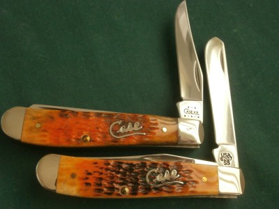 2002 Case 6207 Autumn Jigged Bone Mini Trappers