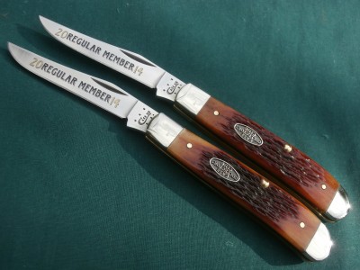 2014 CASE CCC Regular Member 6107 Dynasty Jigged XXpresso Bone Mini Trapper