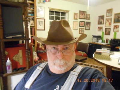 Close to 70 years from the 1st picture to this one, a 4X Stetson and I'm still ridin' something, this time an office chair.