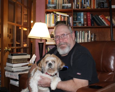 My wife took this picture of Josi and I around Thanksgiving, 2018