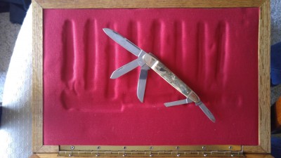 5 blade Anglo Saxon open....11 inches open...quite a hand full!