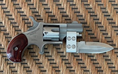 North American Arms .22 Short with bayonet