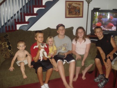 MY DAUGHTER AND HER COUSINS FROM BOSTON AND A FEW FROM HERE IN PHILLY.