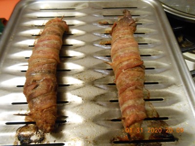 Broiled and ready for the paper plate.