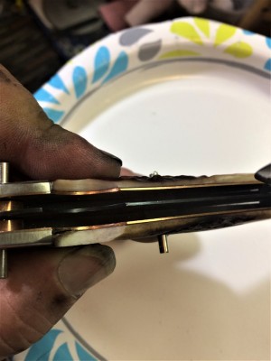 Blued Steel center Liner Backsprings And Blades