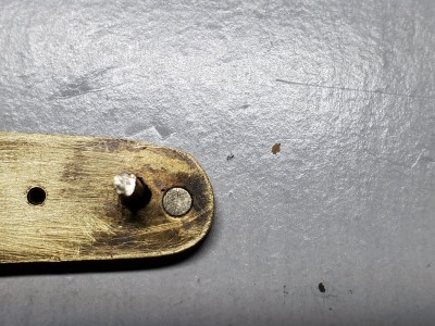 Close up of inside of Camillus 64 bolster liner