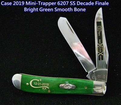 Case 2019 Mini-Trapper 6207 SS Decade Finale Bright Green Smooth Bone - Labeled.JPG
