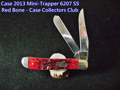 Case 2013 Mini-Trapper 6207 SS Red Bone - Case Collectors Club - Labeled.JPG
