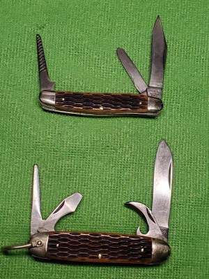 Restored Camillus 64 and Camco Camp Knife