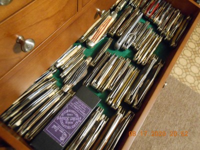 Old Queens in the bottom drawer.
