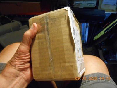 The well wrapped box that spent 18 days traveling 994 miles.