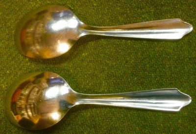 Both marked ALLEGHENY STAINLESS STEEL WB (over) W