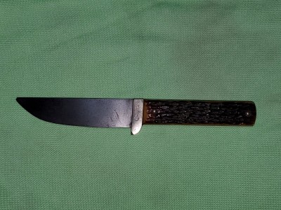 Knife after cleaning blade