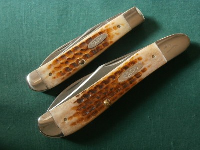 1990 Case 207WHSS &amp; 240WHSS 1st Issue Honey Bone