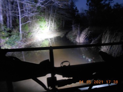 Pond over the road