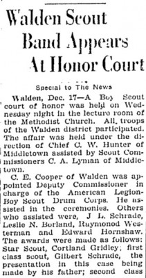 J.L. or Jacob Louis Schrade &amp; Gilbert Schrade mentioned.