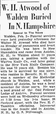 Walden Knife Company &amp; New York Knife Company mentioned.