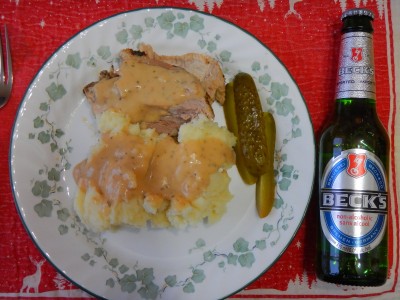 Pork roast supper tonight.