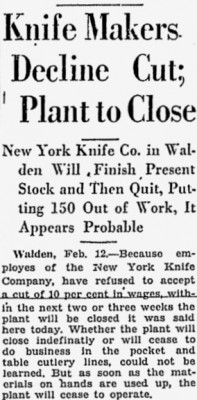 New York Knife Company &amp; Fuller Brothers mentioned. <br />See also picture #5-February 6, 1929-previous post.
