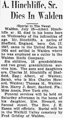 Walden Knife Company mentioned.