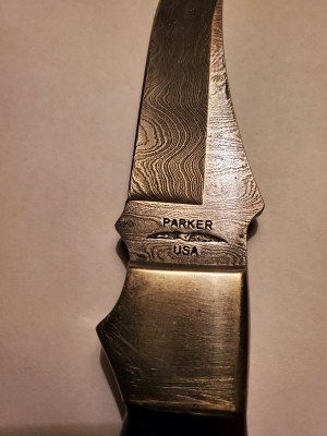 knife with ruler for scale
