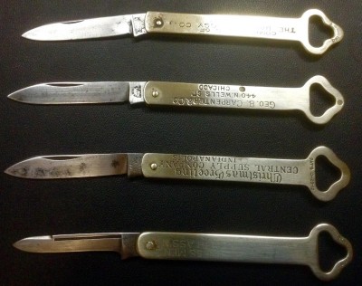 Top To Bottom (Tang Stamps)<br />ROBESON<br />THE W &amp; H CO.<br />THE W &amp; H CO.<br />UNKNOWN.