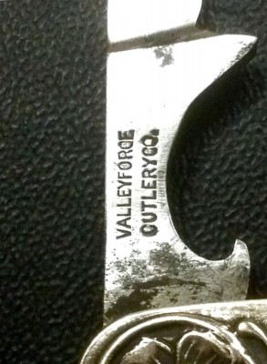 Secondary Blade &amp; Tool Tang Stamp.