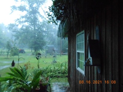 Rain is coming down!