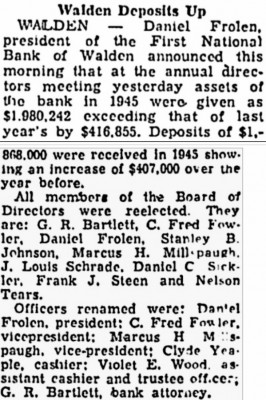J. Louis Schrade mentioned.