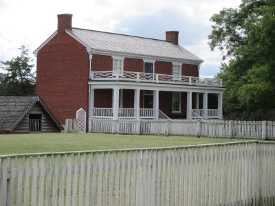 McClean House where Lee surrendered to Grant at Appomattox