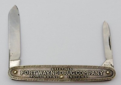 I've never seen this "exact" handle pattern before.<br />The secondary blade tang stamp is the block style.<br />The main blade tang stamp, if there is one, is unknown.