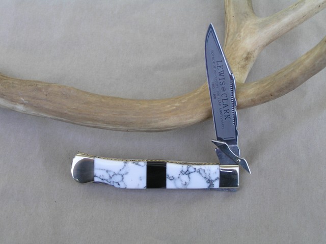 Reconstituted White Turquoise On Bulldog Swing Guard