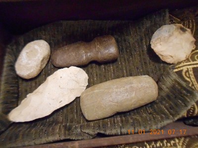 These pieces were given to me years ago by the widow of a friend with whom I used to hunt arrow heads.