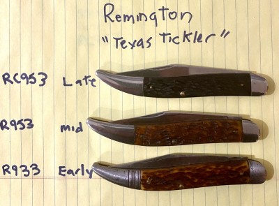 Various Era Remingtons. Expand for clearer viewing!