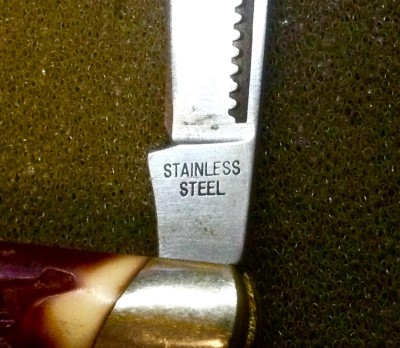 Main Blade Front Tang Stamp.