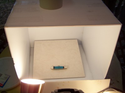 Obviously my light box didn't fit in my light box