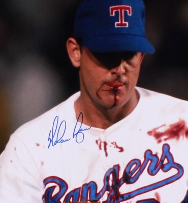 Still pitching after being hit in the face by a Bo Jackson line drive